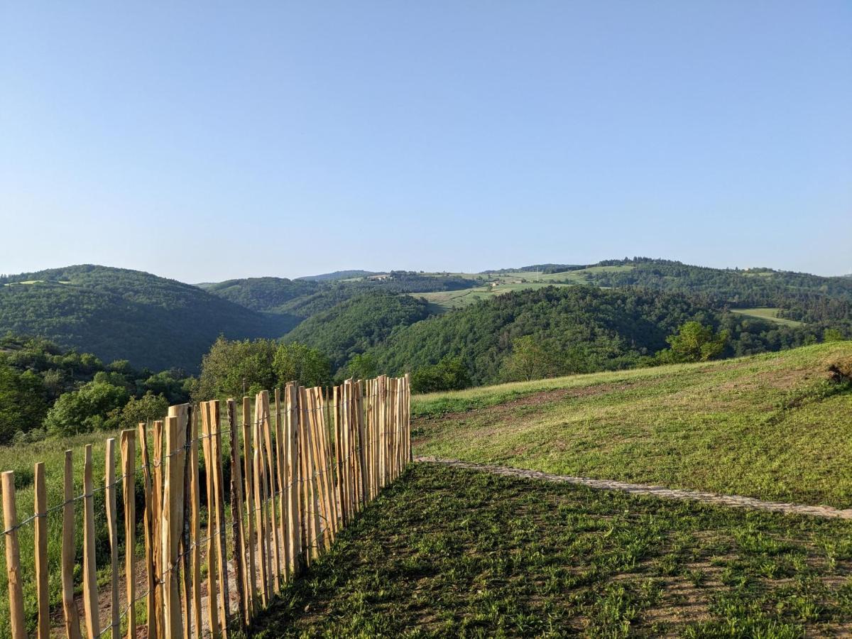 La Grange, Le Hameau Des Volcans - Deconnexion Face A La Vue Saint-Just-pres-Brioude Luaran gambar