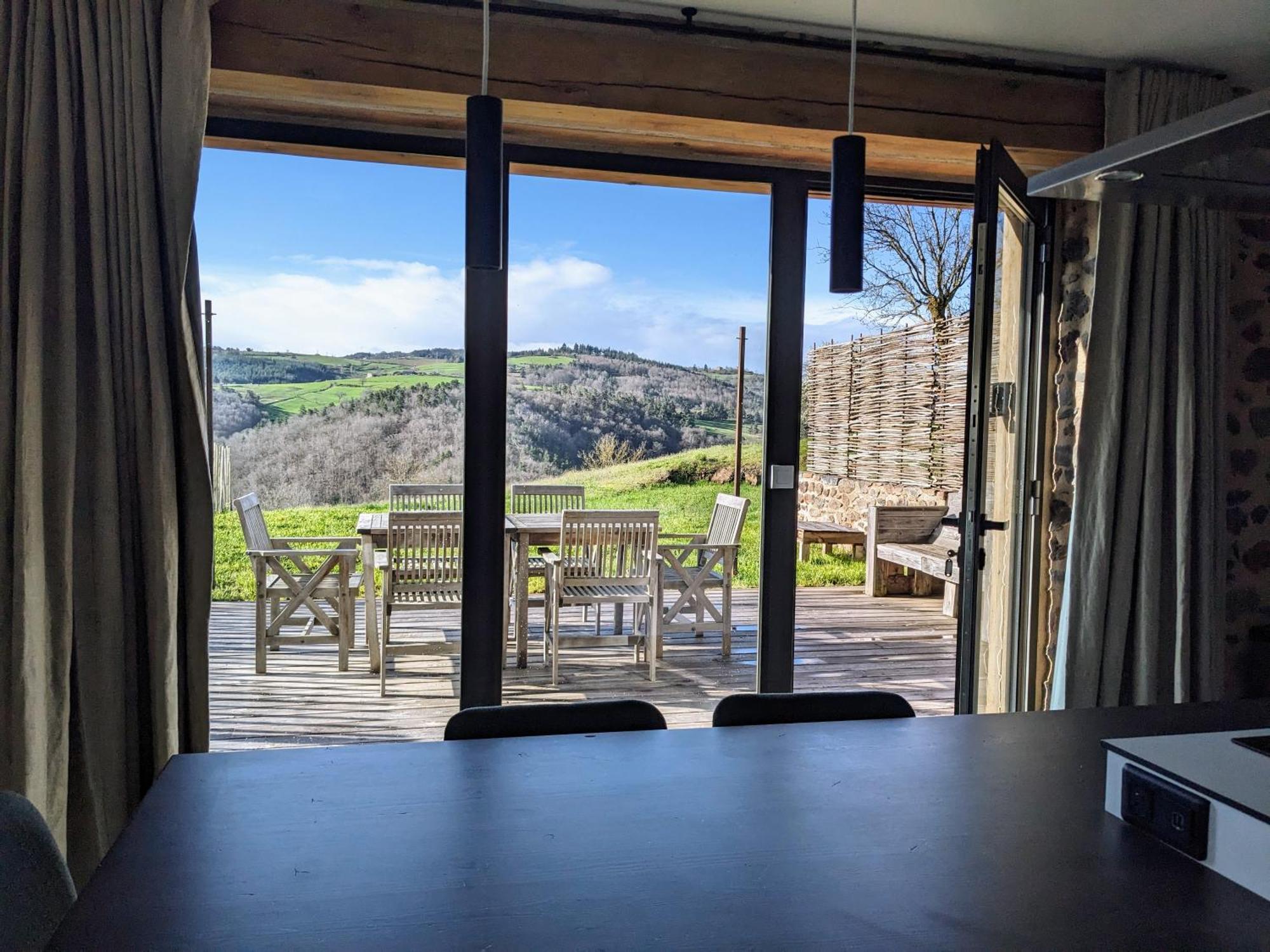 La Grange, Le Hameau Des Volcans - Deconnexion Face A La Vue Saint-Just-pres-Brioude Luaran gambar